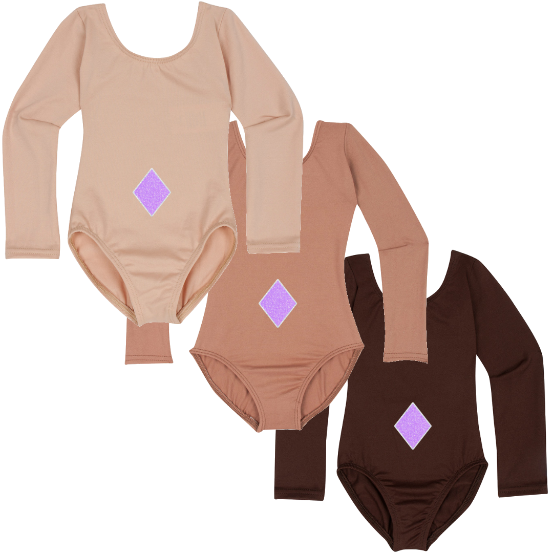 Trolls doll design with neon purple glitter in diamond gem.