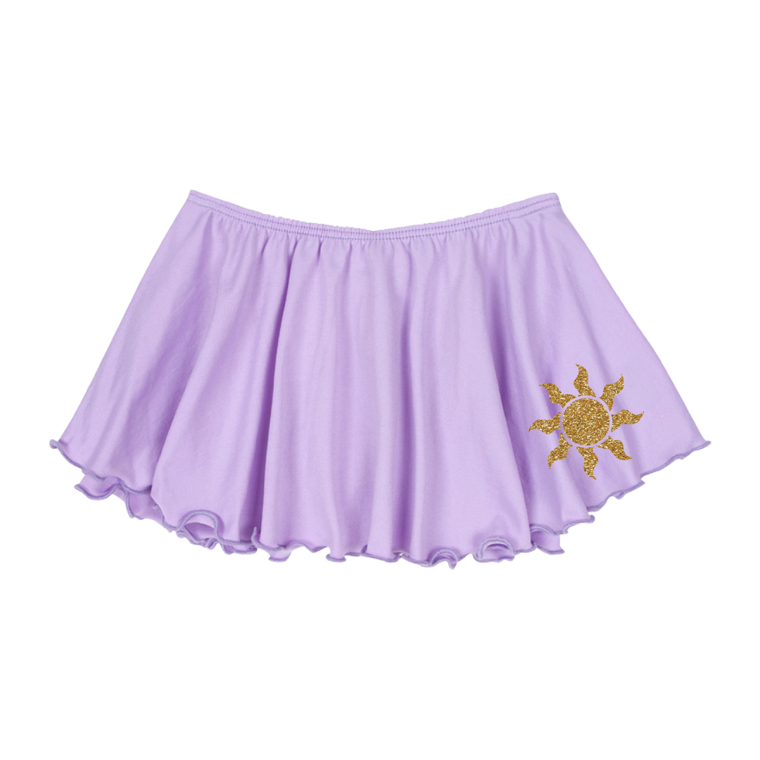 Lilac Skirt with Gold Sun