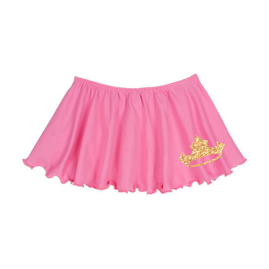 Pink Skirt with Gold Crown