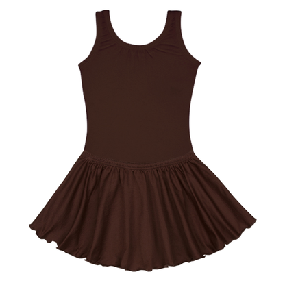 Brown Tank Leotard for Ballet and Gymnastics