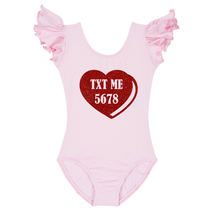 TXT ME 5678 Valentines Day Leotard