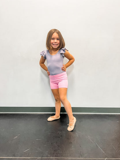 Light Pink Shorts and Leotards for Girls at Leotard Boutique