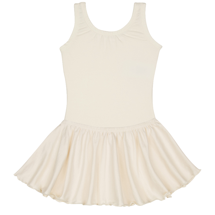 Ivory Sleeveless Tank Leotard