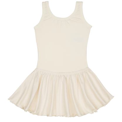Ivory Sleeveless Tank Leotard