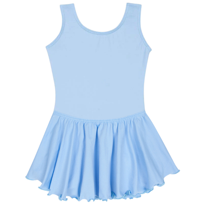 Light Blue Tank Leotard for Ballet and Gymnastics