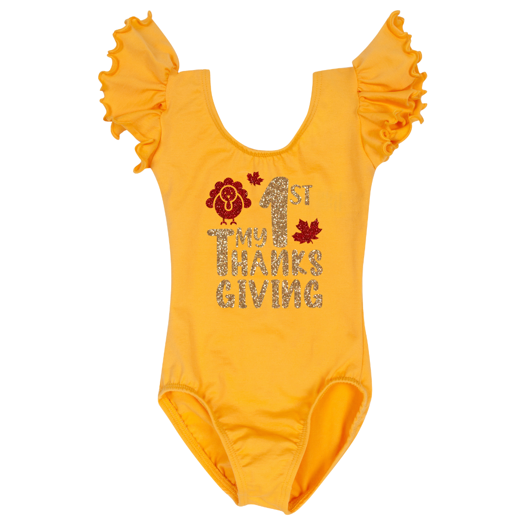 My First Thanksgiving | Baby, Toddler & Girls Leotard & Bodysuit