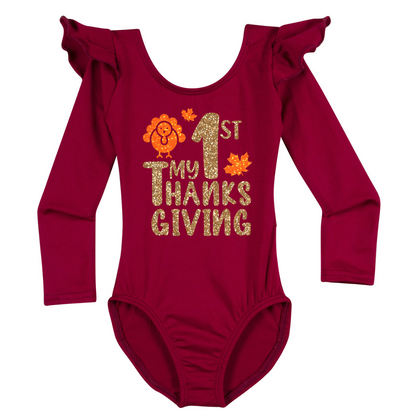 My First Thanksgiving | Baby, Toddler & Girls Leotard & Bodysuit