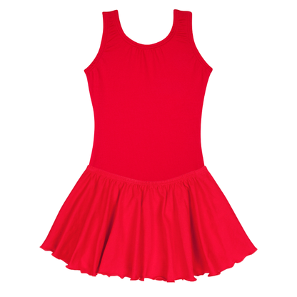 Red Tank Leotard for Toddler & Girls