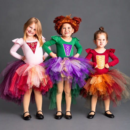 Sanderson Sisters Hocus Pocus Inspired Kids Costume (Leotard Only)