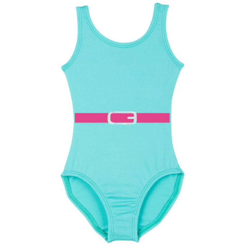 1980's workout leotard girls costume