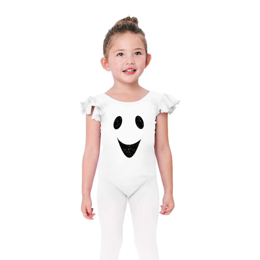 Ghost Costume Halloween Leotard for Girls