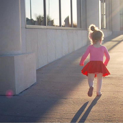 Red Ruffle Ballet Skirt