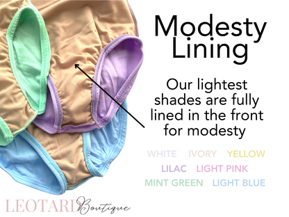 Modesty Lining on Leotards