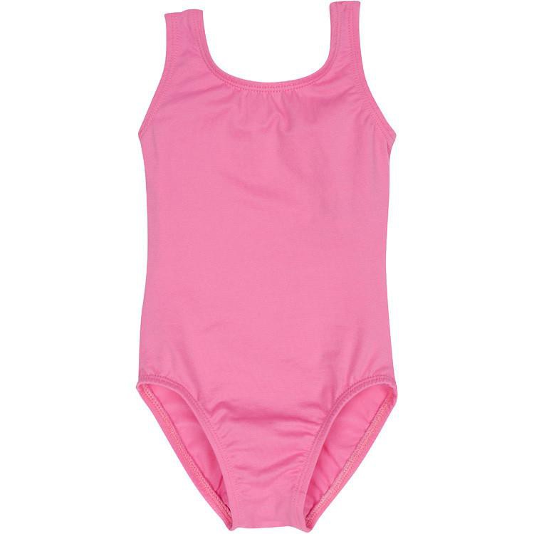 A Bright Pink Tank Leotard