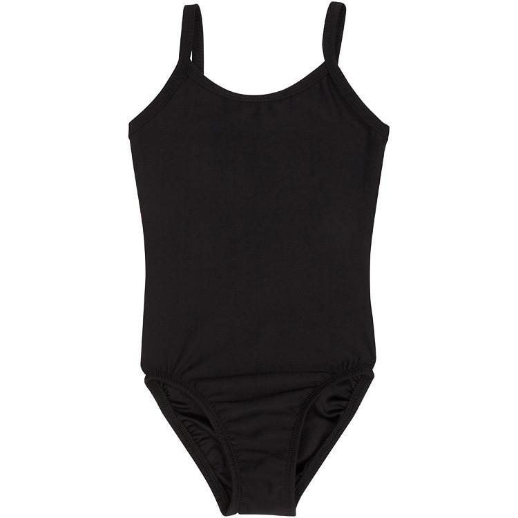 Black Camisole Leotard for Ballet and Gymnastics