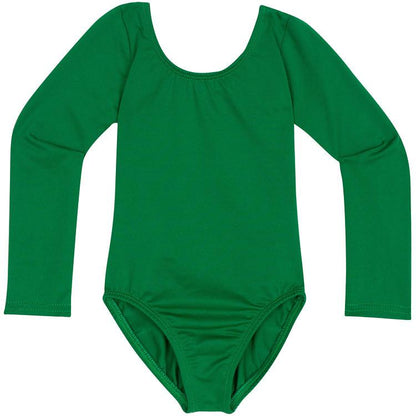 Green Long Sleeve Leotard